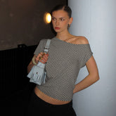 Shoulder-baring shirt - Bless Charm