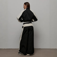 Drawstring Sports Jacket Trousers Suit Women - Bless Charm