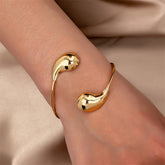 Gold Water Drop Bracelet - Bless Charm