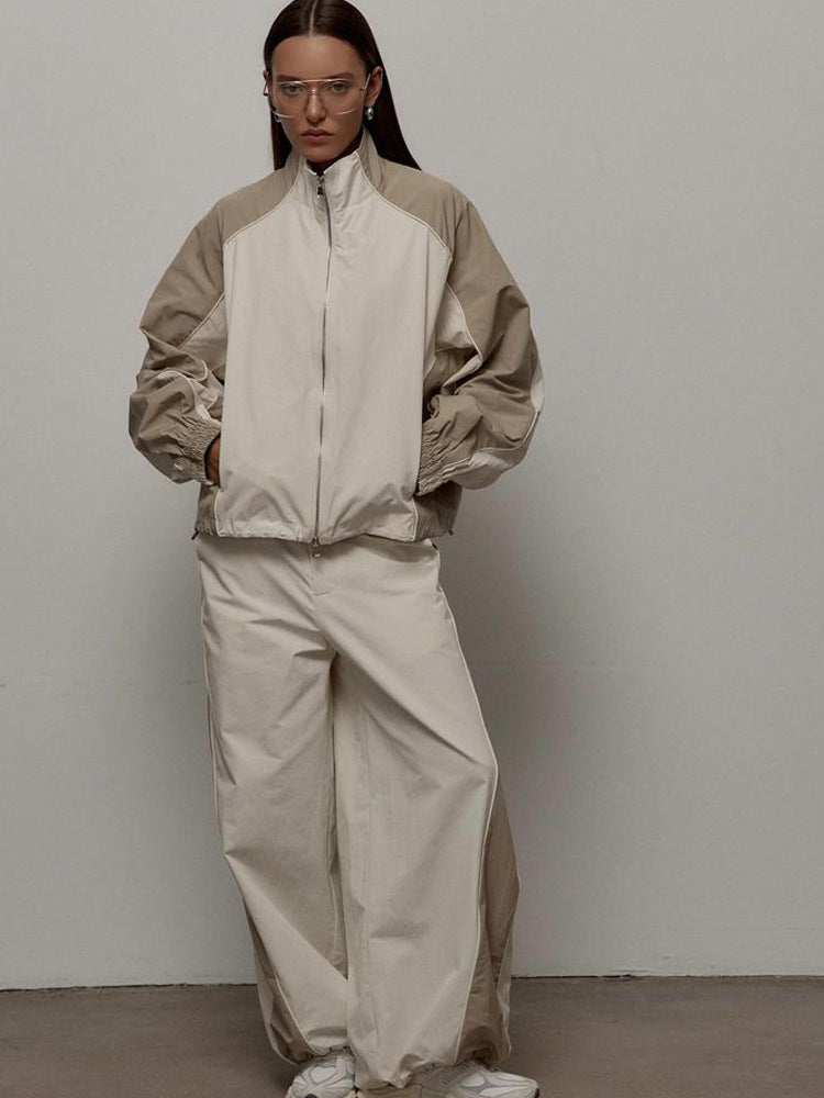 Drawstring Sports Jacket Trousers Suit Women - Bless Charm