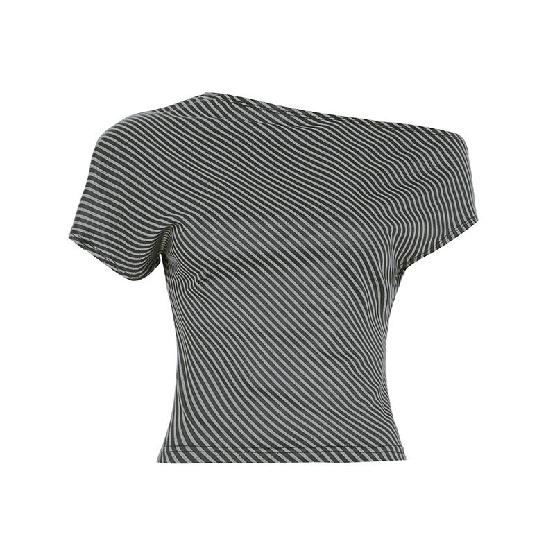 Shoulder-baring shirt - Bless Charm