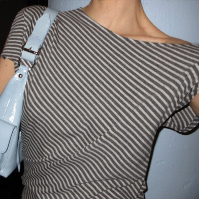 Shoulder-baring shirt - Bless Charm