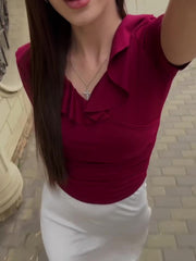 sleeved shirt - Bless Charm