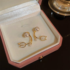 Tulip Stud Earrings - Premium Jewellery from Bless Charm - Just $20.89! Shop now at Bless Charm