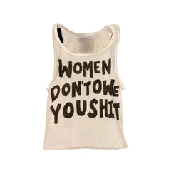 Women's Letter Printing Versatile Slim-fit Top - Bless Charm