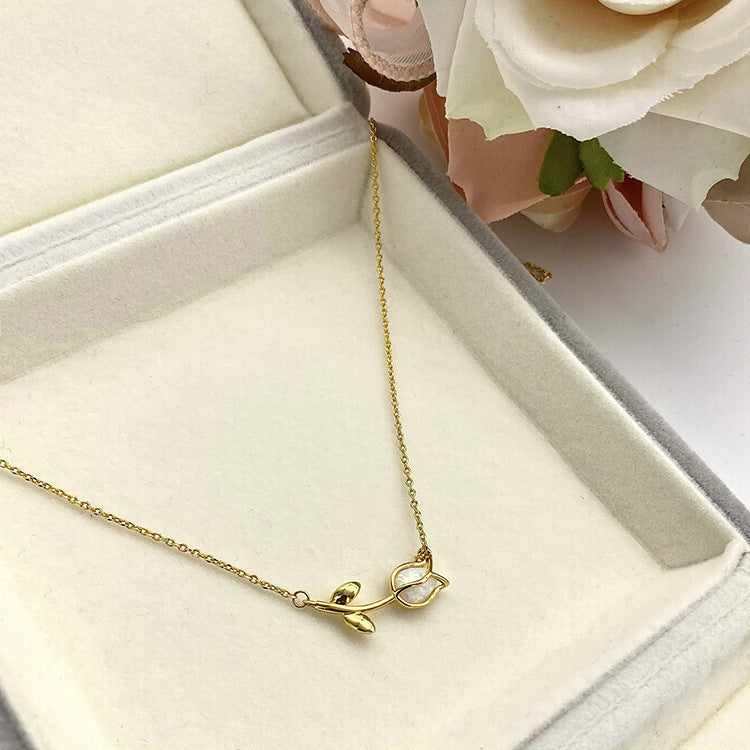 Tulip Stud Earrings - Premium Jewellery from Bless Charm - Just $20.89! Shop now at Bless Charm