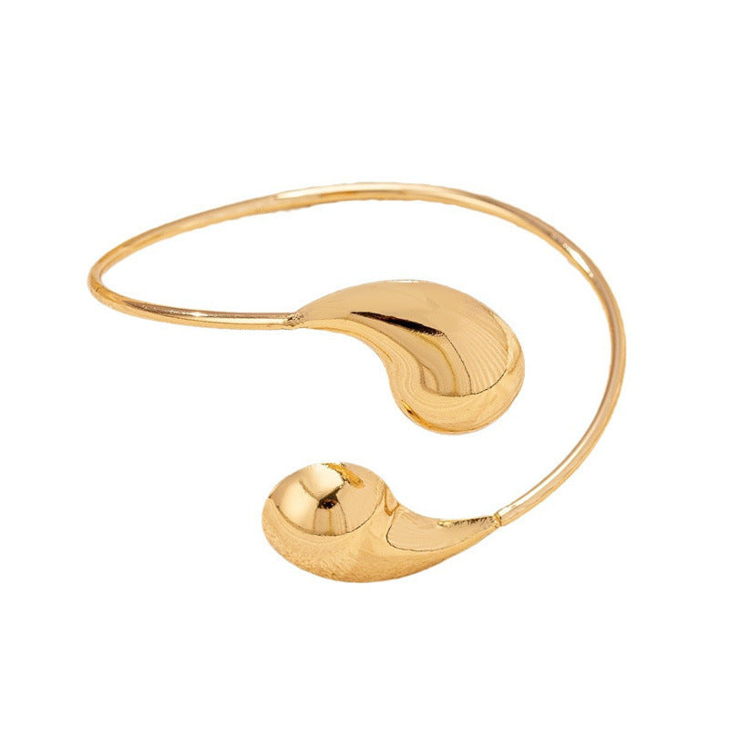 Gold Water Drop Bracelet - Bless Charm