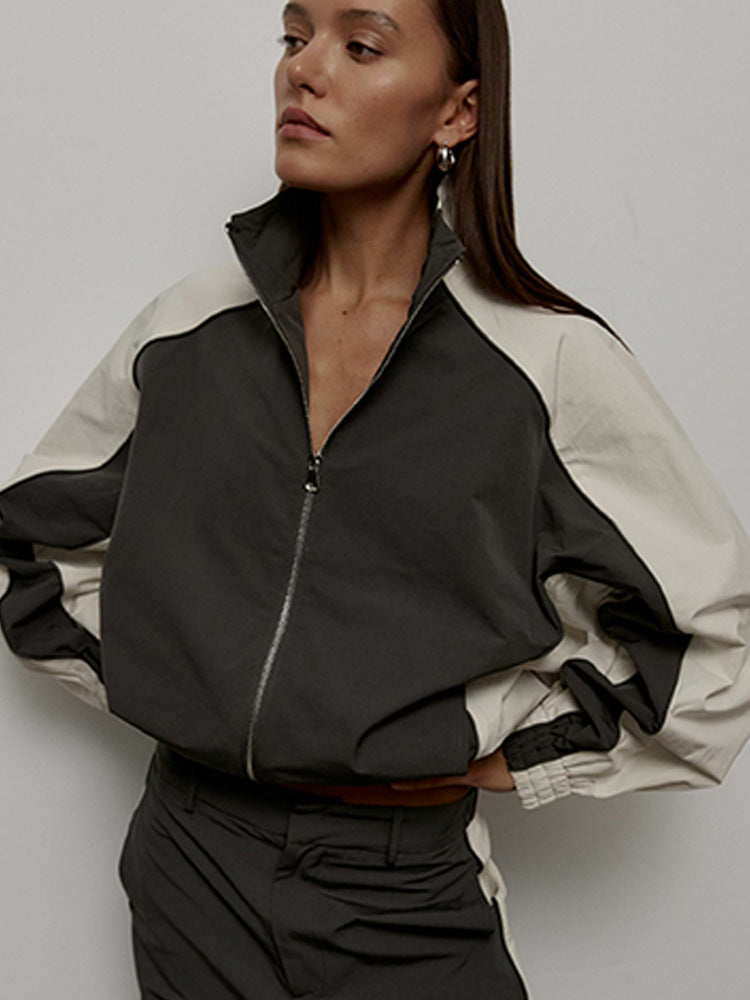 Drawstring Sports Jacket Trousers Suit Women - Bless Charm