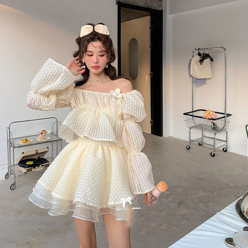 Puff Sleeve Dress - Bless Charm